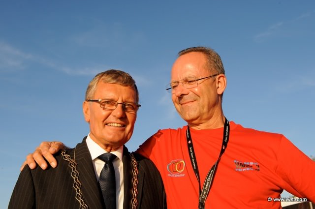 Мэр Валленсбека Kurt Hockerup и Президент датской федерации водных лыж Frank Tengberg