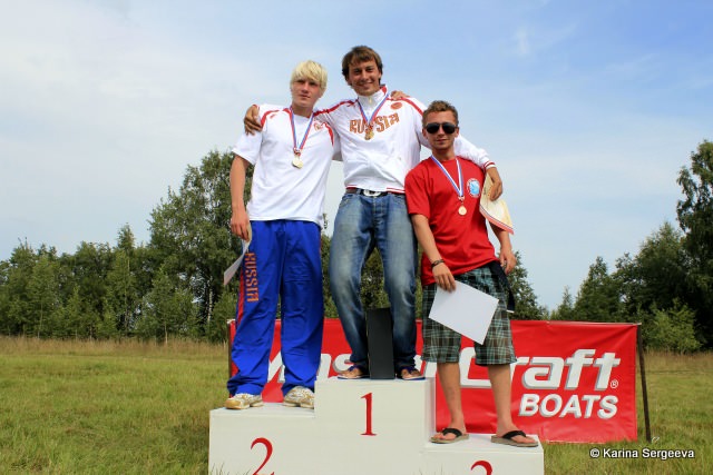 Подиум Первенства России 2011 в многоборье среди юношей до 21 года