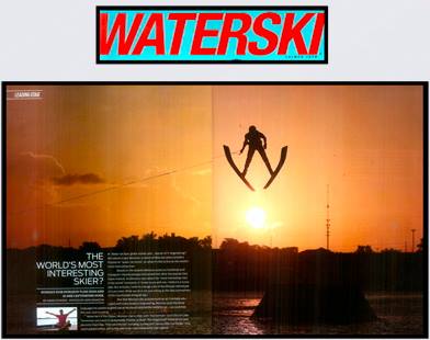 Разворот в самом популярном воднолыжном журнале мира Waterski Magazine, посвященный Игорю Морозову