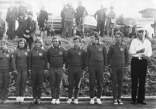 Виктор Мельник в составе Команды Белоруссии, 1975 год. Фото из архива Ю.Л. Нехаевского