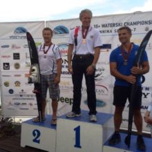 Александр Мистрюков на высшей ступени подиума чемпионата Европы 2014 35+ (фото из ФБ Frank Schulze)