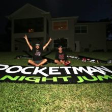 Игорь Морозов на турнире Rocketman Night jump 2014 (фото Scot Ellis)