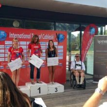 Александра Гибинска - чемпионка The first International Tour of Cableski - Stop 2015 в Германии (фото из ФБ спортсменки)