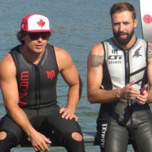 Чемпион мира 2015 Райан Додд и рекордсмен России Игорь Морозов на турнире в клубе "Вега" (фото автора)