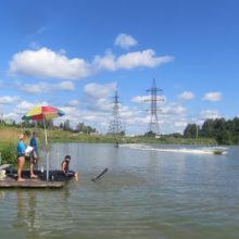 В воднолыжном клубе "Вега"
